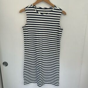Dudley Stephens Tory Tank Dress Short Navy and White XS